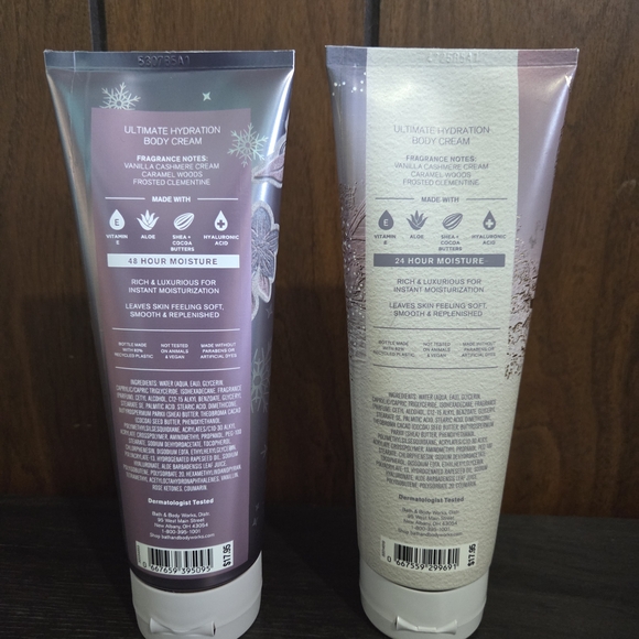 Bath & Body Works Snowflakes & Cashmere Body Creams - Picture 2 of 2